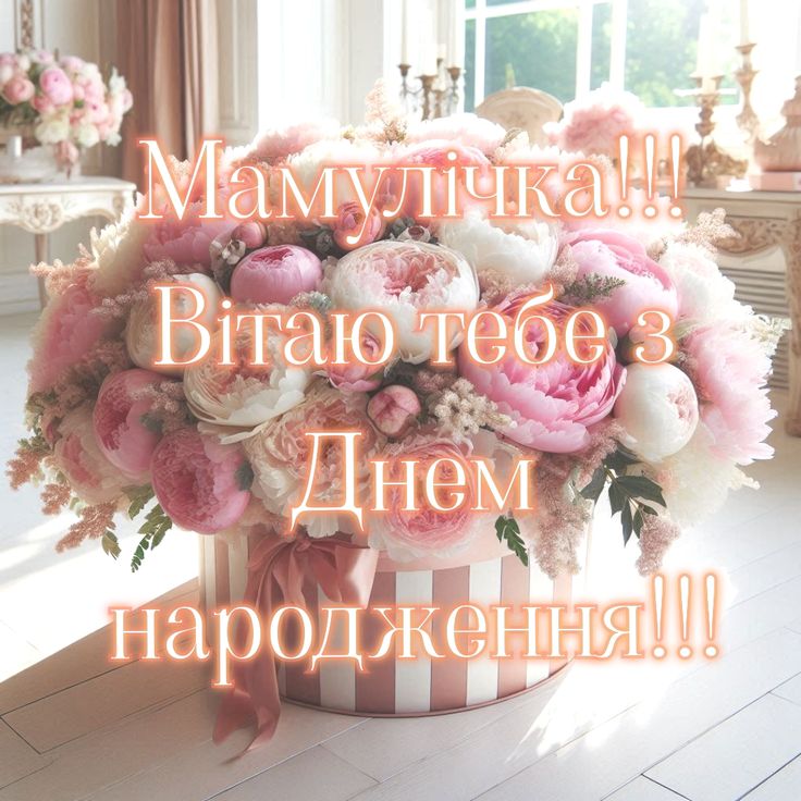 привітання з днем народження мамі