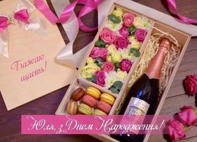 Красиві привітання з днем народження Юлія