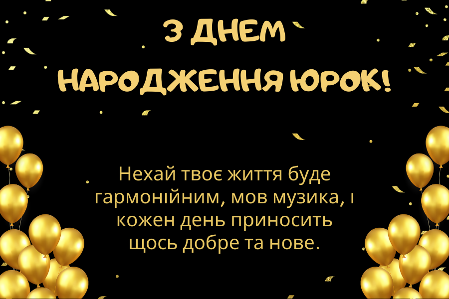 день народження Юрій привітання прикольні