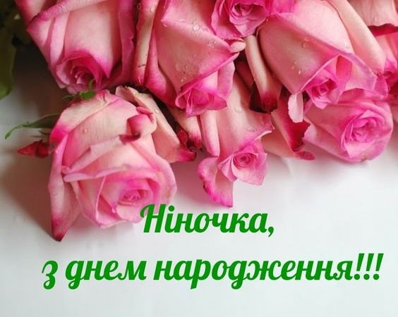 веселі привітання з днем народження Ніна