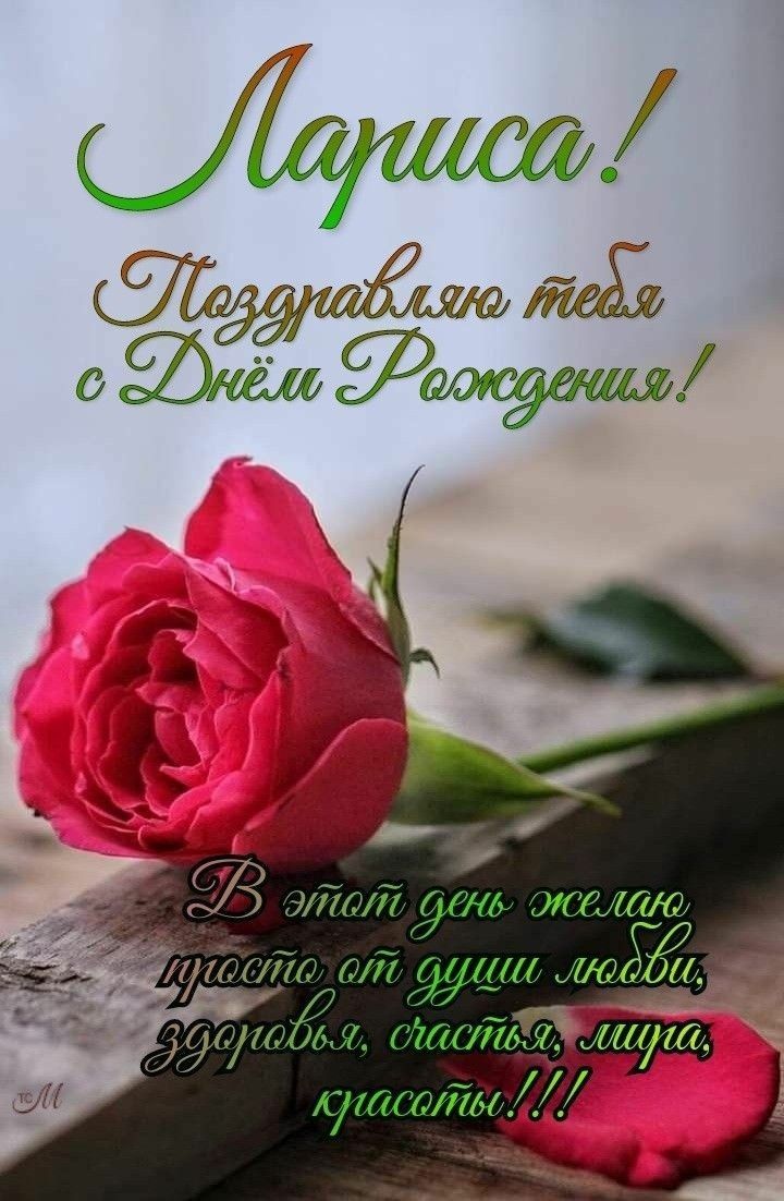 с днем рождения Лариса